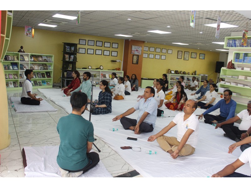 Publications Division celebrated International Yoga Day 2023